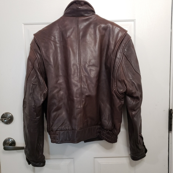 Aviator Bomber Jacket VINTAGE Banana Republic - Picture 5 of 12